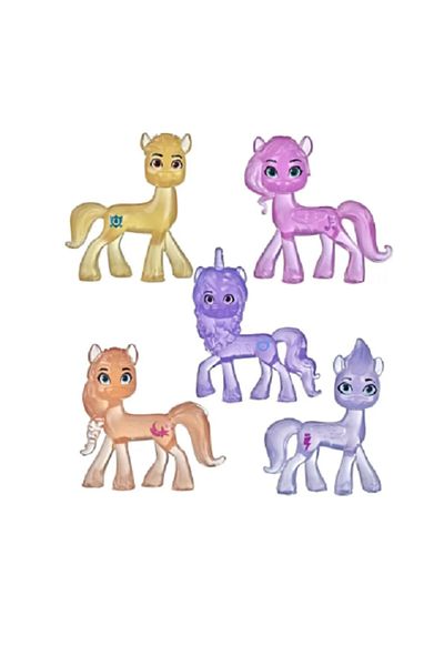 Hasbro New One Generation Crystal Pony Figure Set of 5 Licensed Product