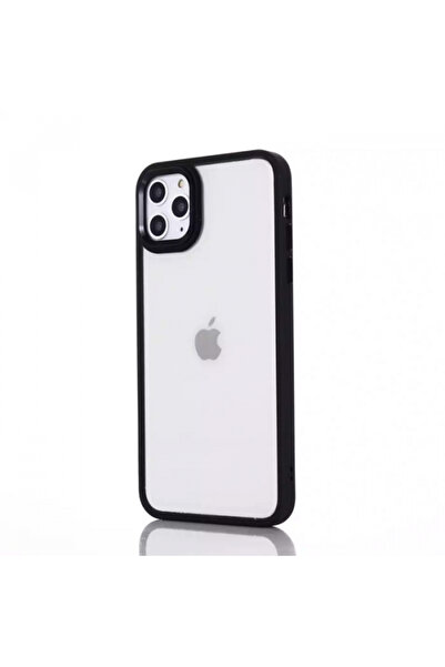 Ally Iphone 12 Pro Max 6.7inç Kılıf Parlak Renkli Çerçeveli Ultra Lüx Tpu Sil...