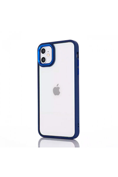 Ally Iphone 12 - 12 Pro 6.1inç Kılıf Parlak Renkli Çerçeveli Ultra Lüx Tpu Si...