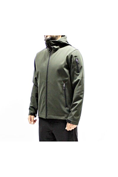 Mudwill Haki Trail Rüzgar Geçirmez Softshell Mont Ceket