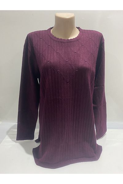 BURSPA Pulover pentru mama cu model diamantat