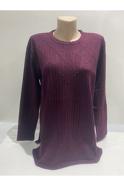 BURSPA Pulover pentru mama cu model diamantat