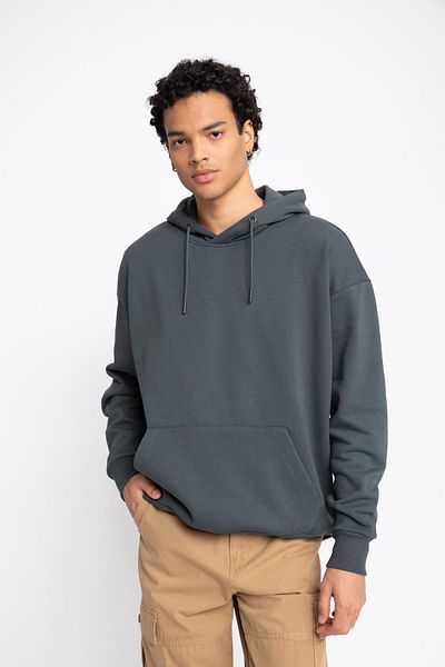 DeFacto Φούτερ με κουκούλα oversize