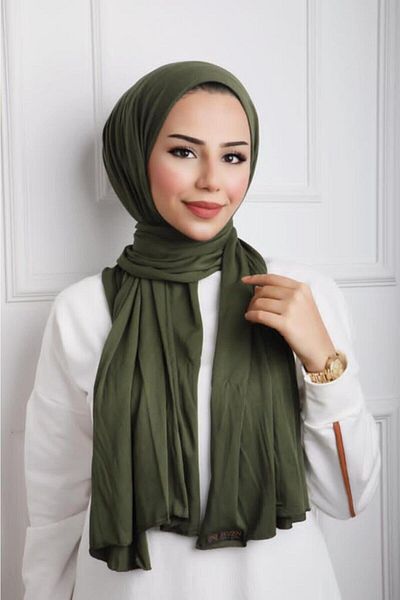 palmiyestore Women's Khaki Combed Cotton Shawl