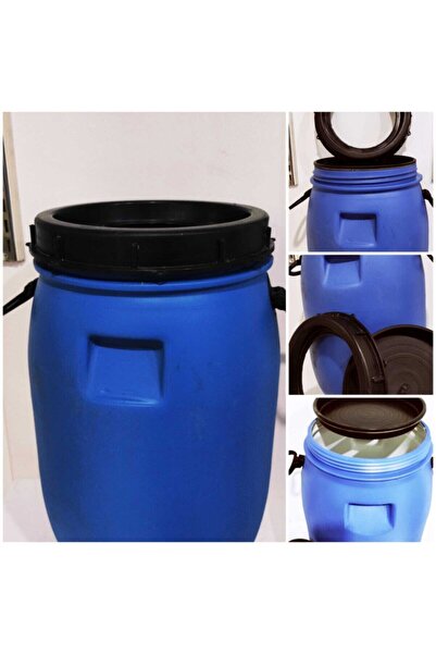 yağmur plastik 40 Litre Varil Bidon Içi Beyaz Kaplamalı Musluksuz