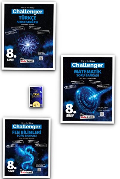 Fenomen Yayıncılık 8.Sınıf Kafa Dengi Challenger Türkçe- Matematik- Fen Bilim...