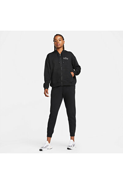Nike Dri-FIT Fit Hoodie Siyah Kadın Sweatshirt