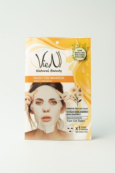 Vien Paper Face Mask with Chamomile Extract Intensive Moisturizing Relaxing