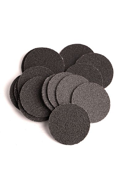 Beauty Box 10 Pieces Adhesive Sanding Disc Set#150 (Medium Thin) Manicure Pedicure Hand Foot Nail Care 25mm