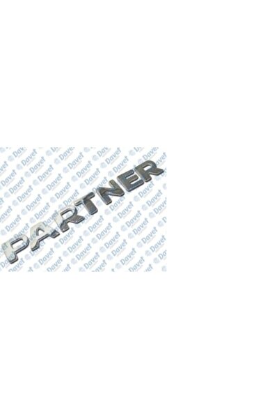 EDEXPORT Peugeot Partner Bagaj Kapak Yazısı 2003 Ve Üstü Pejo