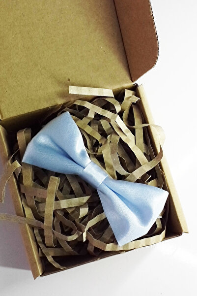 GallanD Light Blue Children's Satin Birthday Wedding Special Day Practical Elastic Bow Tie 10 Pack