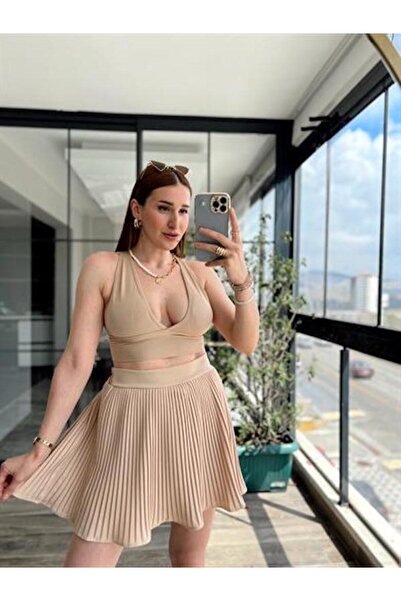 LifeisFashion Pileli Şort Etek