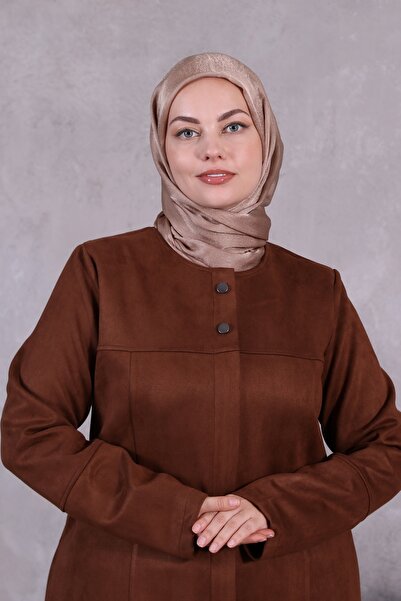 JALİA 4035A-ROBALI SÜS ÇITÇIT DETAYLI KUPLU GİZLİ FERMUARLI PARDESÜ