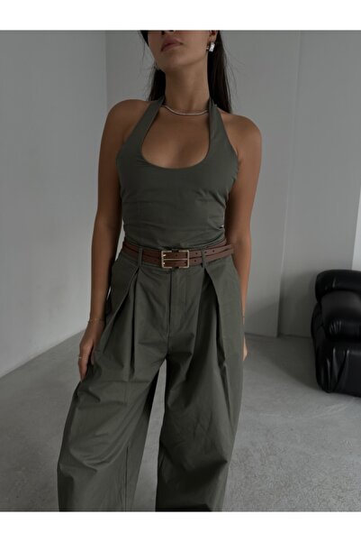 coaksco Curea de cafea cu cataramă dreptunghiulară United Gold pentru femei