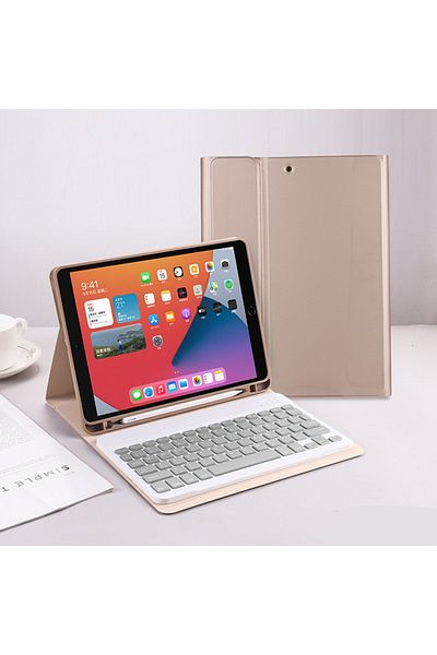 redmud teknoloji Ipad الجيل السابع، الجيل الثامن، الجيل التاسع، 10.2 بوصة، مزود بتقنية البلوتوث، مقصورة القلم، حافظة لوحة المفاتيح Q التركية