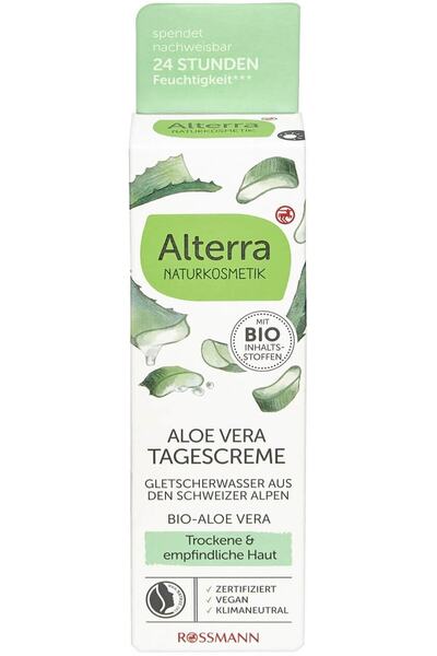 Alterra Gündüz Kremi Organik Aloe Vera & Buzul Suyu İçerikli 50 ml--Saklı Güz...