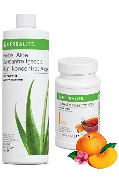 Herbalife Aloe Suyu - Şeftali Aromalı 50 gr Çay