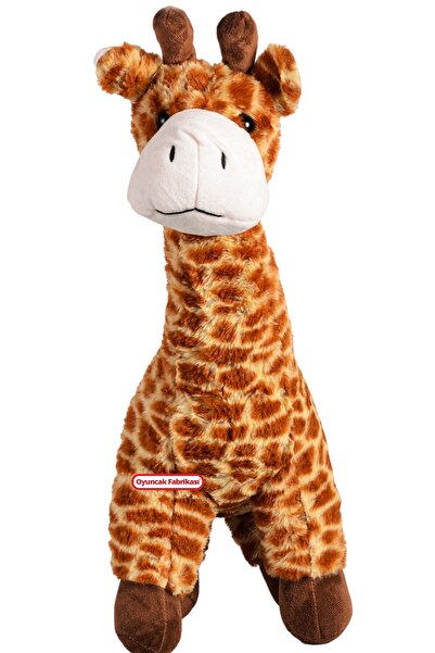Oyuncakfabrikasi Ayakta Duran Oyuncak Peluş Zurafa 45 Cm