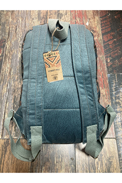 Street Bag Rucsac brodat cu model etnic autentic Nubi Rucsac boem pentru utilizare zilnică Călătorii