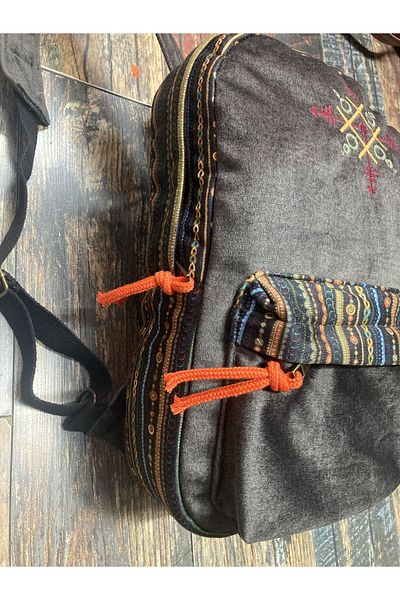 Street Bag Nubi Ethnic Αυθεντικό Σακίδιο πλάτης με μοτίβο Κεντημένο Σακίδιο πλάτης Bohemian Καθημερινή χρήση Ταξίδι