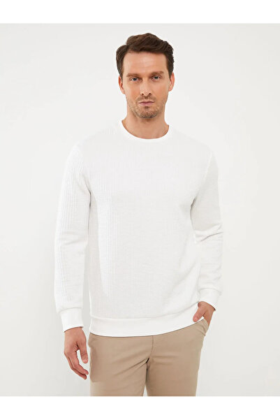 LC Waikiki Ανδρικό φούτερ με μακρυμάνικο λαιμόκοψη Vision