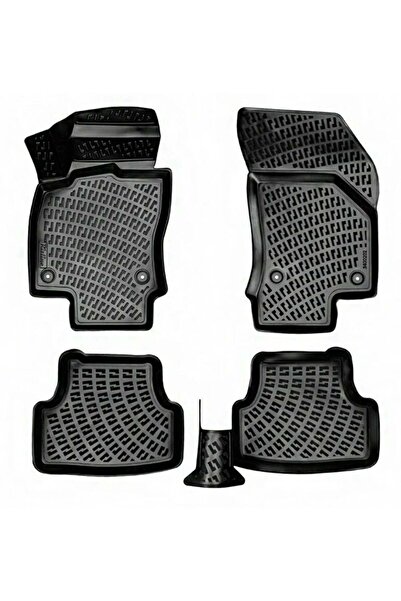 Rizline Citroen C4 Grand Picasso 7 Koltuk 3D Paspas Siyah 2013 Sonrası Rizline