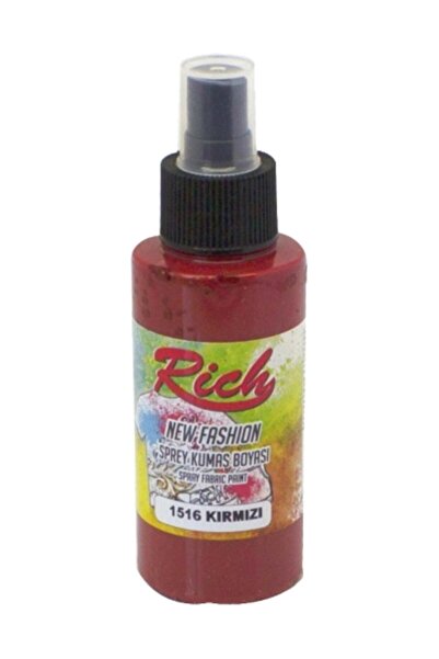 Rich New Fashion Sprey Kumaş Boyası 100 cc. 1516 KIRMIZI
