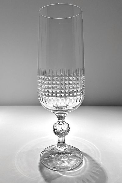 Bohemia مجموعة Sterna Crystal مكونة من 6 أكواب مياه عتيقة وزجاج شمبانيا - جانب قهوة 180 سم مكعب