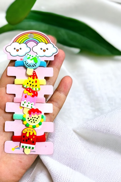 AYMETA TİCARET Set de catarame pentru prosoape colorate pentru copii, 5 bucăți