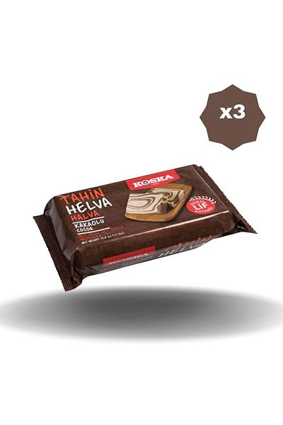 Koska Cocoa Helva - 500 Gr X 3 Pieces
