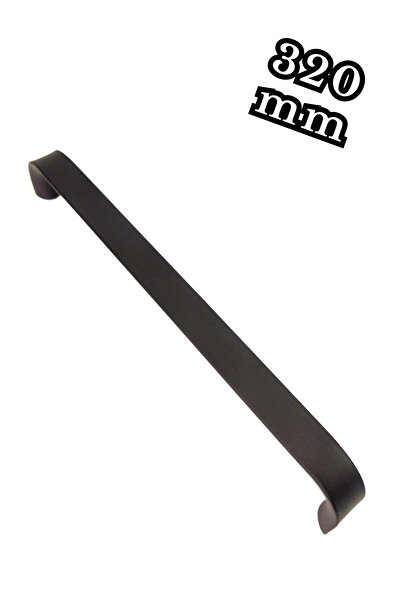 HOBİDABİ Subțire Safra Negru Metal Negru Mâner 1 Buc 320 Mm Dulap Sertar Mobilier Bucătărie Copii Mâner