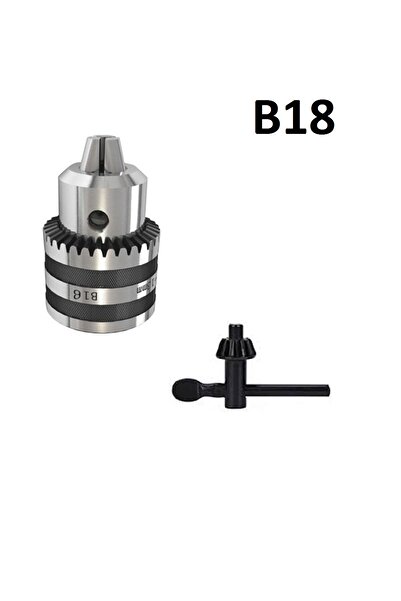 Depolife 1-16mm B18 20 Unf Konik Mandren Çelik Dik Matkap Aynası Anahtarlı Mandiren