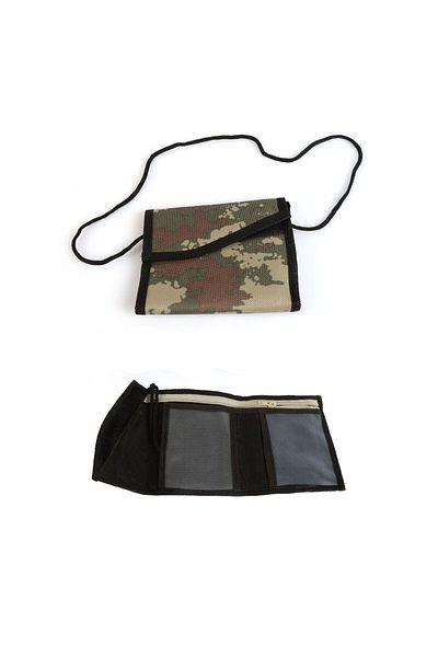 Astakos Waterproof Military Wallet with Drawstring Neck Strap Mehmetçik Wallet