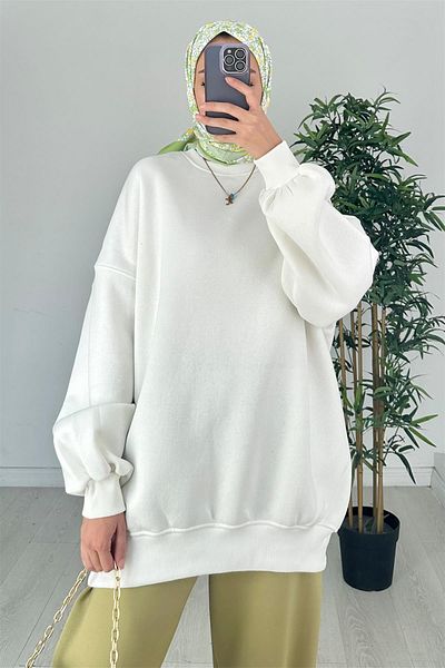 BUTİK C Φούτερ Oversize Crew Neck
