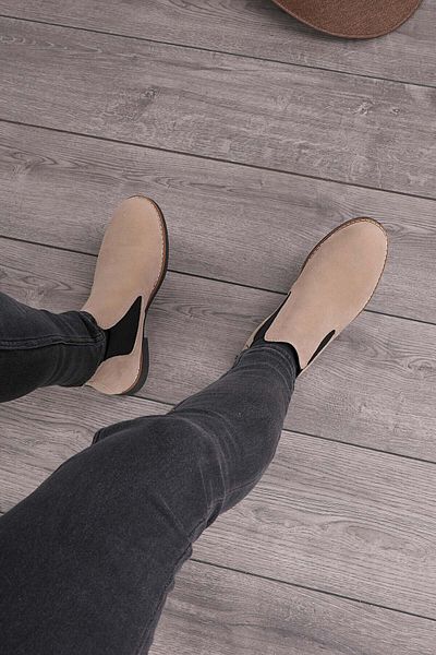 Freemax Unisex Chelsea Boots Guaranteed Product .30141 Suede Sand
