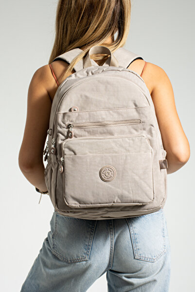 YOGII كامبي موديل للجنسين مدرسة ثانوية جامعة كيبلينج قماش مقاوم للماء يومي وحقيبة مدرسية متعددة الأقسام VIP