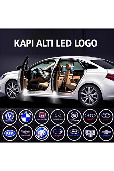 C9 Toyota Uyumlu Karbon Kapı Altı Led Mesafe Sensörlü Yeni Nesil - Beyaz