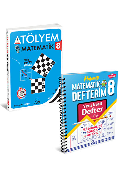 Arı Yayıncılık Arı Yayınları 8 Sınıf Matematik Atölyem Akıllı Defter Seti 2 Kitap