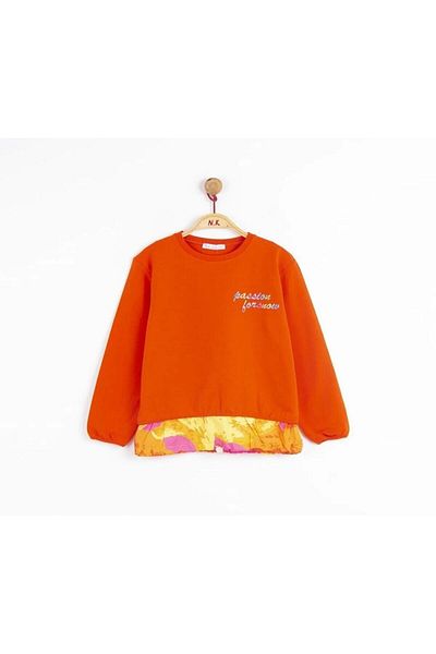 nk kids Girl's Medium Thickness Cotton Sweatshirt