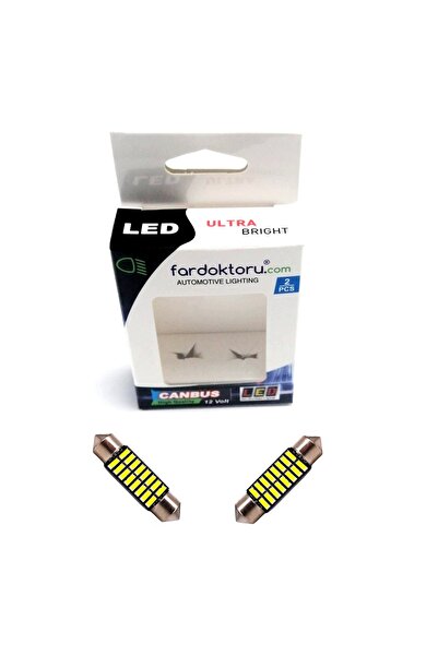 Fardoktoru 36mm Beyaz 16 Smd Sofit Oto Led Ampulü