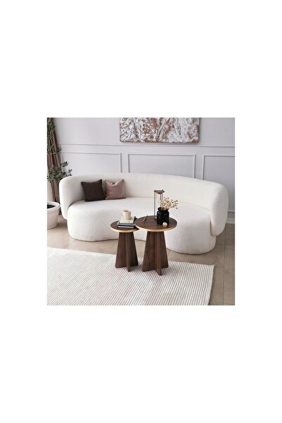 nysamo 2 Li Zigon Sehpa Orta Sehpa Masa Salon Sehpası