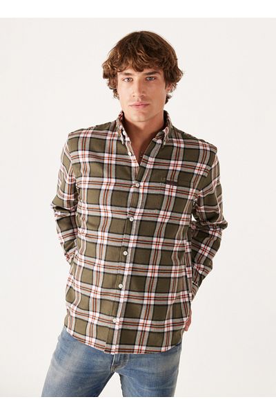 WRANGLER Regular Fit Multicolored Men's Shirt W232384900 Long Sleeve Shirt