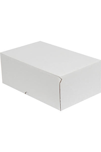 Kolicim 34x26x18cm Kutu - E-ticaret Kargo Kutusu - 4 Nokta Kutu - 5 Desi Kutu - Beyaz - [10 Adet]