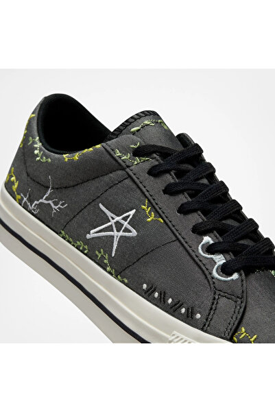 Converse Cons One Star Pro Embroidery Unisex Siyah Sneaker