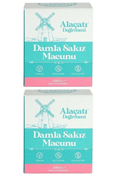Alaçatı Değirmeni Damla Sakızı Macunu 2 X 240 gr 2'li Set