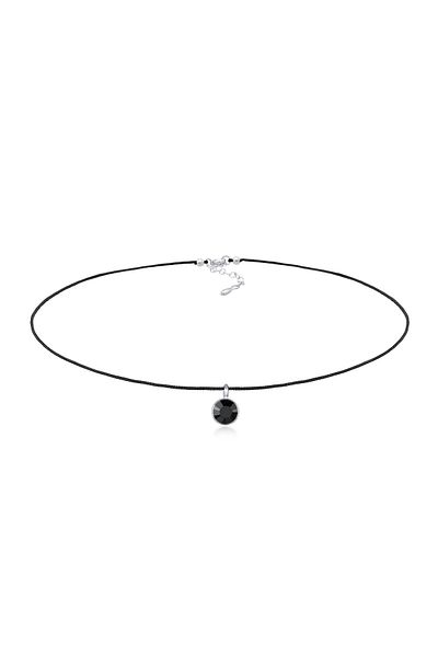 ELLI Halskette Basic Choker Kristalle 925 Silber