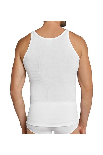 Schiesser Unterhemden 4er Pack - Original Doppelripp, Sport-Jacke, ärmellos
