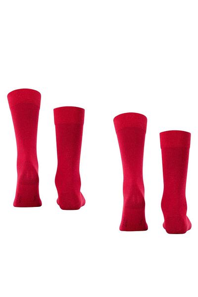FALKE 2er-Pack Herren-Socken – Happy & Kurz Baumwolle-Socken