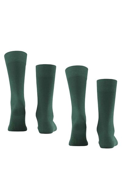 FALKE 2er-Pack Herren-Socken – Happy & Kurz Baumwolle-Socken