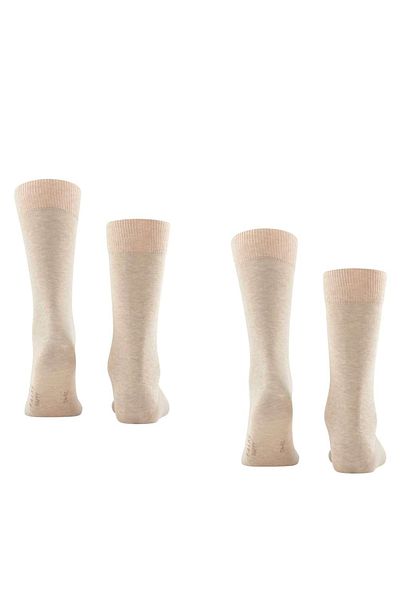 FALKE Herren Socken, 2er Pack - Happy, Kurzsocken, Baumwolle